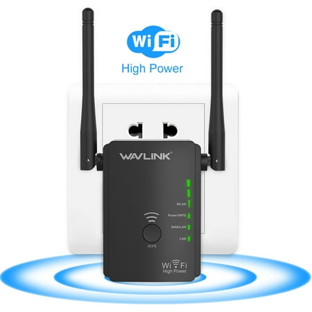 Wavlink N300 Universal WiFi Range Extender/ Access Point / Wireless Router Wi-Fi Signal Amplifier Booster With 2 High Gain External Antennas -