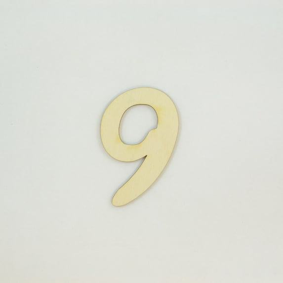 1 Pc, 10 Inch X 1/8 Inch Thick Walt Disney Numbers 9 For Kids Rooms & Childrens Craft Projects