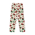 thumbnail image 5 of Goofa Rose Flowers Printed Soft Pajama Pants for Men, Wide Leg Comfy Casual Lounge Yoga Pants-X-Large, 5 of 9