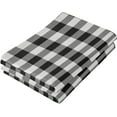 thumbnail image 3 of Coolnut 2 Pieces Black and White Buffalo Plaid Hand Towels Set, Absorbent Soft Skin-Friendly Easy Care Towels for Bathroom Pool Gym Camp Travel College Dorm Hotel 14.4"x28.3" Wash cloth, 3 of 6