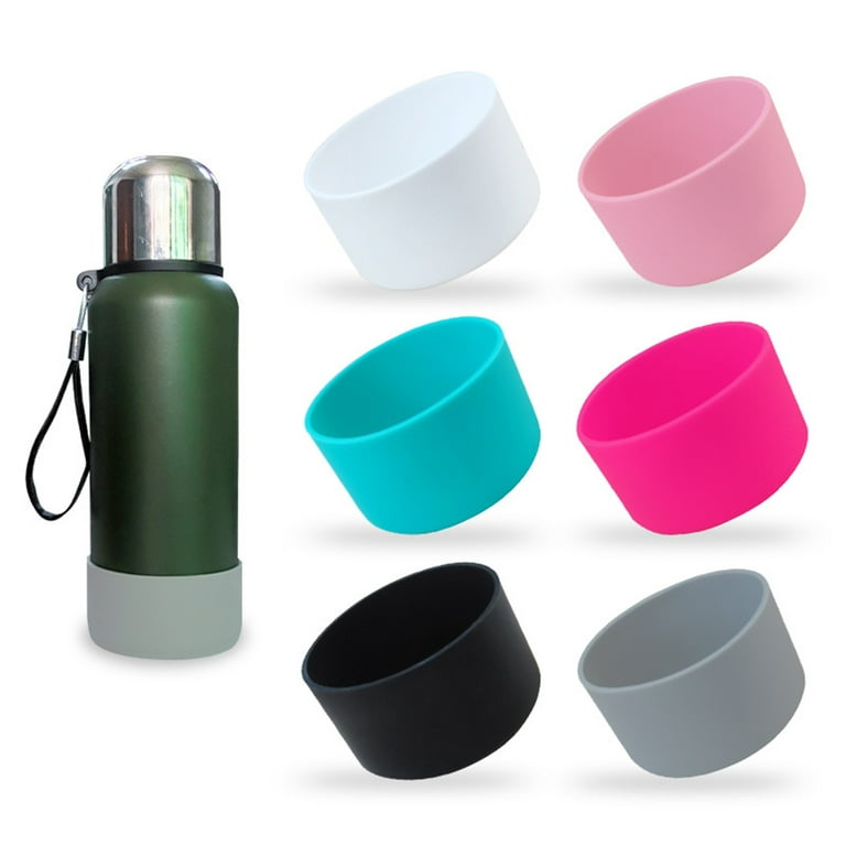 jiaroswwei Elastic Tear-resistant Bottle Bottom Cover Silicone Practical  Vent Hole Bottle Bottom Protector for Home 