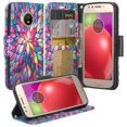 thumbnail image 1 of SOGA [Pocketbook Series] PU Leather Magnetic Flip Design Wallet Case for Motorola Moto E4 - Rainbow, 1 of 1