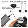 thumbnail image 5 of Audífonos Bluetooth 5.0 Edr BLOOSOM para Casco Con Micrófono Negro, 5 of 5