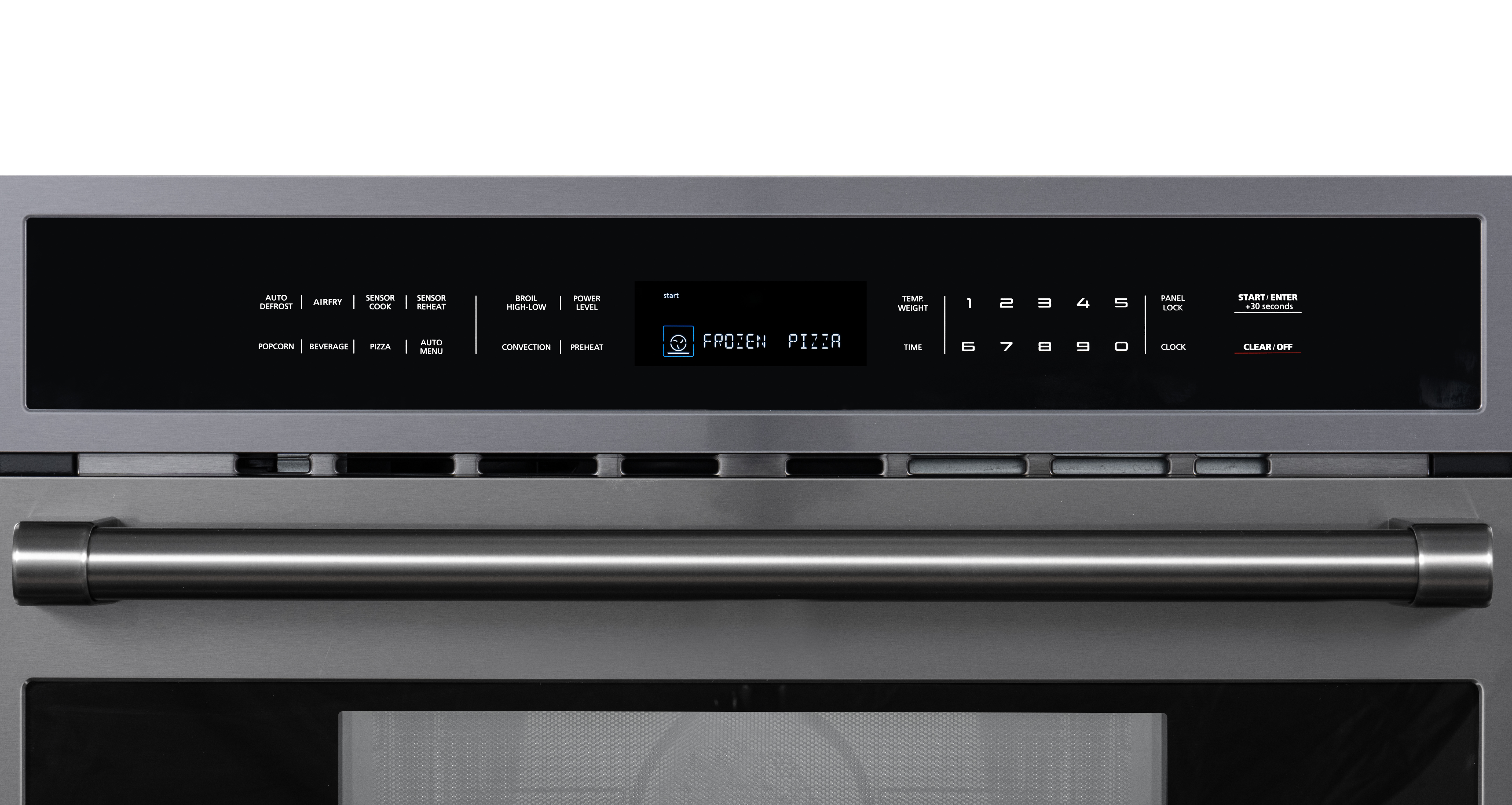 30 In. Black Stainless Steel Built-in Convection Microwave Oven with Speed and Sensor Cooking, 1.6 Cu. Ft.