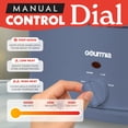 thumbnail image 4 of Gourmia 7 Qt Slow Cooker, 3 Heat Settings, Removable Ceramic Pot, Lavender, 4 of 11