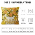 thumbnail image 5 of COMIO  Farmhouse Floral Blossom Tufted Throw Pillow Cover Spring Colorful Flower Vase Leaves Embroidery Pillowcase Soft Square Cushion Case, 5 of 5