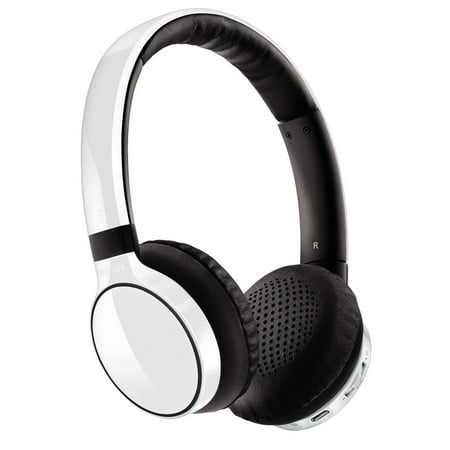 - Philips SHB9100 White Wireless Bluetooth Over_the_Head Stereo Headphone with Superior Bass & Optimum Clarity