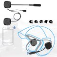 thumbnail image 1 of Casco Auricular  Casco Auricular Tiempo de Trabajo Prolongado Función de Llamada Respuesta Manual Automática con Cable de Datos para Moto, 1 of 8