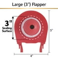 thumbnail image 6 of Korky Premium Large 3-Inch Universal Rubber Toilet Flapper, 6 of 7