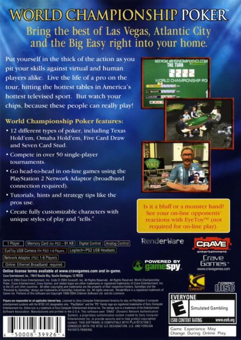 World Championship Poker - PS2