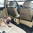 thumbnail image 1 of Barrera para coche para perros - Red de separación para coche con cuerda de ajuste y gancho - Adecuada para SUV y coches pequeños (115 cm x 62 cm), 1 of 5