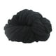 thumbnail image 3 of Hilo de chenilla grueso, supervoluminoso, lavable, grueso, fibras acrílicas para cama Negro, 3 of 9