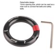 thumbnail image 4 of Rappel Ring, 12mm Opening, Detachable Climbing Connector, Connection Point for Arborist Rescue in Climbing, Black, 4 of 4