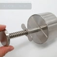 thumbnail image 4 of AMERTEER Round Patty Making Mold Stainless Steel Kitchen Tools Accessories (10CM), 4 of 10