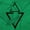 Irish Green, variant on Triangle Whale Symbolic Spirit Animal Womens Fitted Plus Size Graphic Tee Brisco Brands 2X