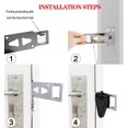 thumbnail image 4 of Cerradura de puerta portátil CHAO de seguridad para hogar y viaje, 4 of 5