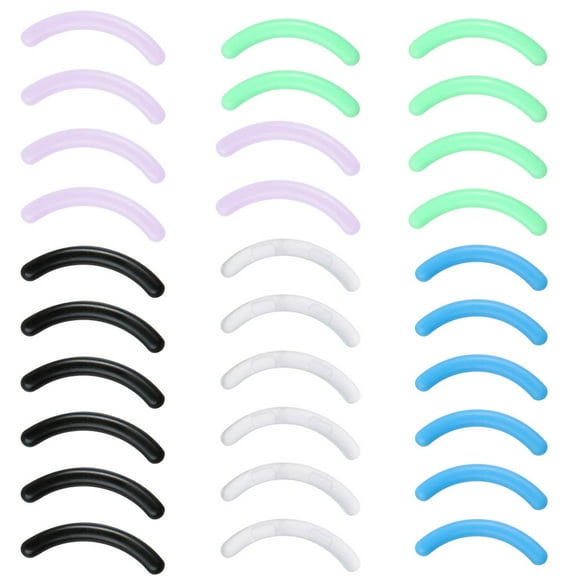 30 piezas de repuesto para rizador de pestañas, almohadillas de repuesto de silicona para rizador de pestañas.
