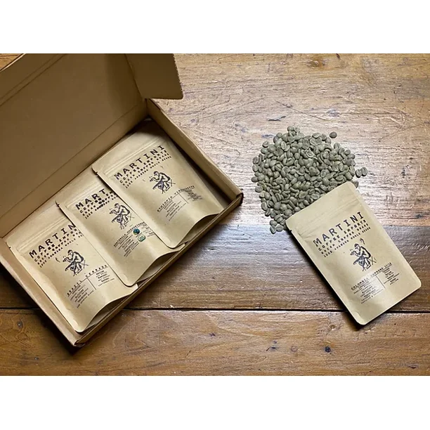 Unroasted Green Coffee Bean Sampler Pack 1LB 100 Raw Arabica