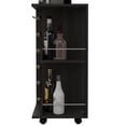 thumbnail image 5 of Drink Cart - 6 , Cabinet, 2 Shelves, Ebony Liquor Cabinet Bar With Shelves, 5 of 5