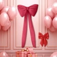 thumbnail image 4 of Large Red Bow Wedding Party Birthday Decoration 18Inch Big Wall Decor Backdrop Large Wedding Bridal Shower Bachelorette Party Engagement Bow Themed Party Decorations for Room Decor, 4 of 6