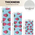thumbnail image 4 of Red Strawberry Plants Blue Pattern Kitchen Rugs Sets Of 3,Kitchen Runner Rugs Non Skid Washable,Decorative Kitchen Floor Mats for Kitchen,Sink,Laundry,17"x30"+ 17"x47" + 17"x59", 4 of 6