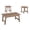 Dark Taupe, variant on Table Set 3pcs Set Coffee End Side Accent Living Room Laminate Grey