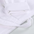 thumbnail image 6 of 100% Premium Long-Staple Cotton Unisex Waffle Weave Bath Robe, Small,White, 6 of 9