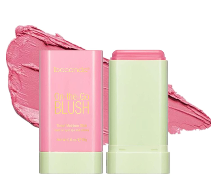 ibcccndc MultiUse Makeup Blush Stick, Solid Moisturizer Stick