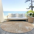 thumbnail image 6 of Addison Rugs Chantille Indoor/Outdoor Transitional Squares Coral Washable Round Rug, 8' x 8', 6 of 6