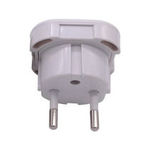 Giunmcul Online Shopping UK To EU Europe European Travel Adaptor Plug 2 in 1 Adapter