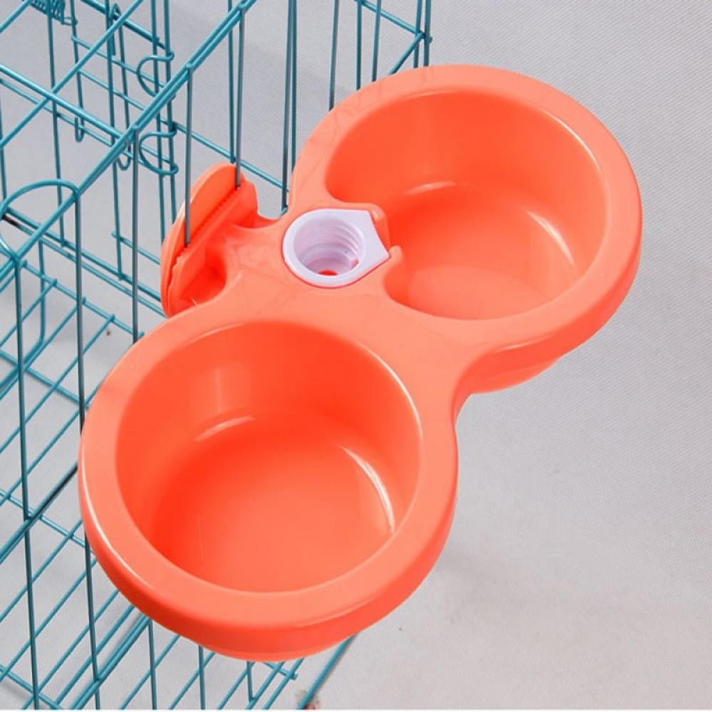Hanging Dog Cat Bowls Double Purpose Bowls Pet Feeder Detachable Puppy