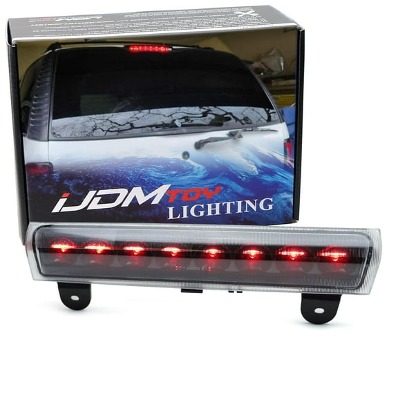 Dark Smoked Lens Full LED High Mount Third Brake/Stop Light Assembly For 2000-2006 Chevrolet Tahoe Suburban, GMC Yukon XL 1500 2500