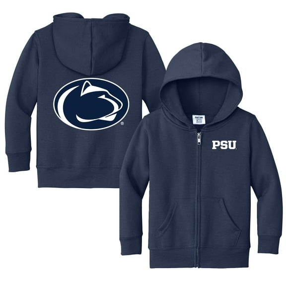 Toddler Chad & Jake Navy Penn State Nittany Lions Primary Logo Full-Zip Hoodie