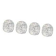 thumbnail image 3 of ziyahi 4Pcs/Lot Rhinestone Car Tire Valve Caps Diamond Shining Dustproof Caps White, 3 of 8
