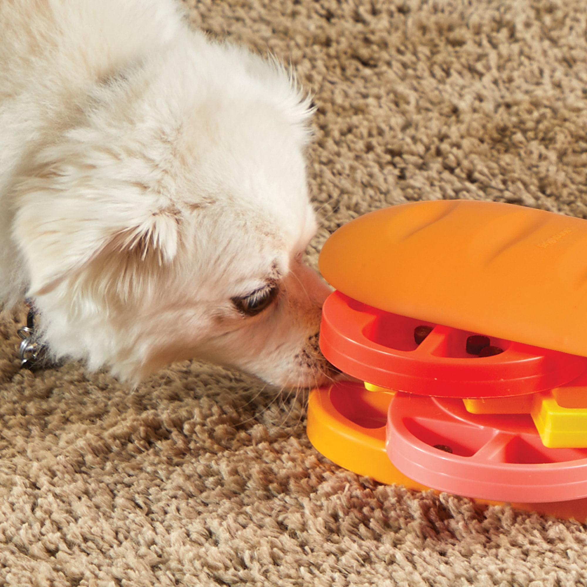 Brightkins Pupstrami Surprise! Treat Puzzle, Dog Toy Treat Dispenser for Puppy Enrichment
