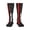 1 Black, variant on Women's Knee High Socks Firefighter Firefighting Flag Thermal Soft Knee Long Socks