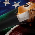 thumbnail image 5 of Manfei Mallard Duck Blackout Curtains,Patriotic US Flag Curtains Pack of 2 (42x84 Each),Blue Red, 5 of 7