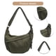 thumbnail image 1 of Bolso Hobo Crescent Bag Pana Color Sólido Mujer Con Bolsillos Bandolera para Los Días, 1 of 9
