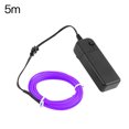 thumbnail image 2 of Moyic Cuerda luminosa flexible resistente al agua con controlador USB Tubo de LED intermitente constante/rápido de 9 pies Iluminación y accesorios púrpura 15ft Moyic HA8021-13, 2 of 6