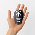 thumbnail image 4 of WIRESTER 2 Pairs Mini Soccer Shin Guards 3.9×2.4 in, Lightweight Protective Football Pads for Men, Women & Kids – Christian Bible Verses Philippians 4:13 & Christian Quotes Psalm 18:2, 4 of 6