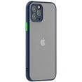 thumbnail image 7 of Case for iPhone 12 iPhone 12 Pro Thin Shockproof Phone Case PC Back TPU Bumper [Protect from Fingerprint/Shock/Scratch/Slip] Translucent Matte Phone Cover for iPhone 12/12 Pro-Black, 7 of 7