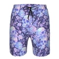 thumbnail image 3 of Pofeuu flower crystal Skull Prin Men's Swim Trunks Quick Dry Bathing Suit Swimming Board Shorts Mesh Lining Beach Swimwear-Small, 3 of 6