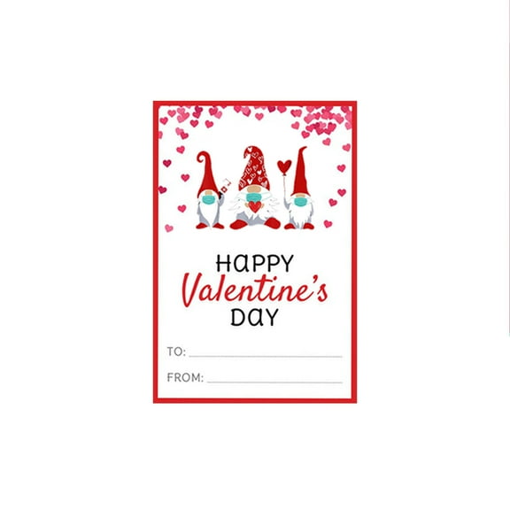 Iumwxz 50% off Clear Valentines Day Cards for Kids Valentine Party School Classroom Exchange Card Valentine'S Day Gifts for Her and Him