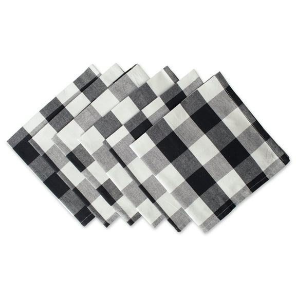 Black Buffalo Check Napkin (Set of 6)