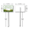 thumbnail image 4 of Eveokoki Wildflower Habitat Sign 12x8 Inch Aluminum with Iron Stake - 'Please Let Them Grow' Garden Marker for Pollinator Protection & Eco-Friendly Yard Decor, 4 of 4