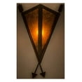 thumbnail image 4 of Meyda 116062 12 in. Desert Arrow Wall Sconce, Rusty Nail & Amber Mica, 4 of 4