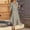 *Khaki, variant on ClodeEU Women's Button Down Shirt Dress with Tie Waist,3/4 Sleeve V Neck Midi Dress with Side Slit Green,Women's Plus L