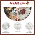 thumbnail image 3 of Daiia Floral Head Dreamscape Drawing Merry Christmas Tree Skirt , Xmas Large Lace-up Tree Skirt, Santa Snowflakes Rustic Home Decorations New Year Party Farmhouse Decor-36", 3 of 6
