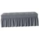 thumbnail image 4 of Funda elástica para banco de piano, funda para silla, funda para banco de comedor para sala de estar. gris, 4 of 8