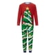 thumbnail image 2 of Pijamas navideños familiares a juego, conjunto de pijama con estampado de árbol de Navidad (camiseta y pantalón) para bebé/perro/perro/peluche)., 2 of 10